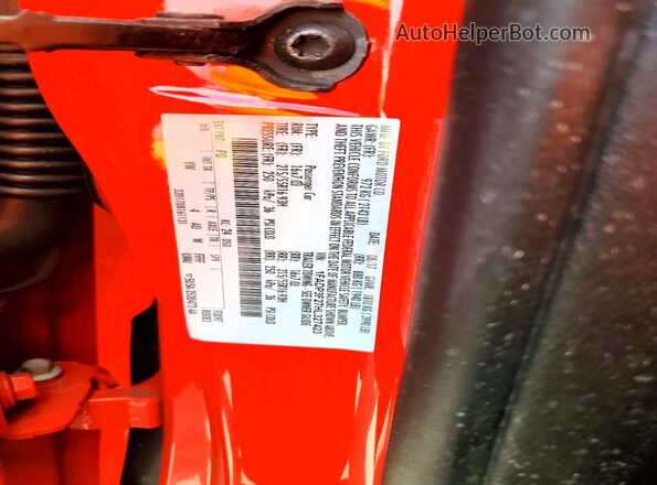 1FADP3F27HL327423 2017 FORD FOCUS Красный Вид подкапотного пространства