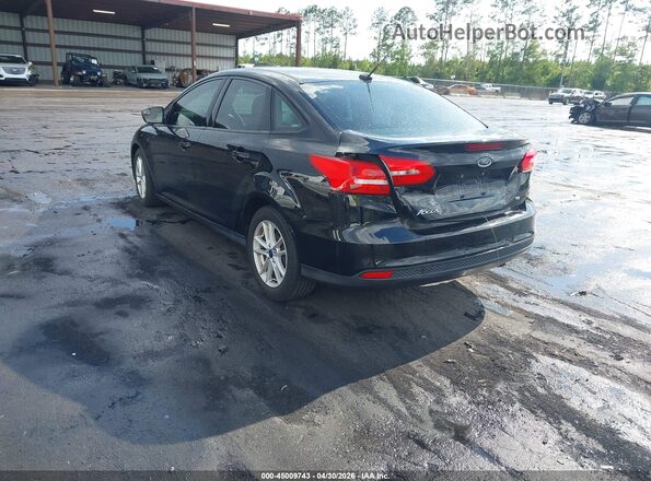 1FADP3F27JL204033 2018 FORD FOCUS Черный Задняя левая четверть