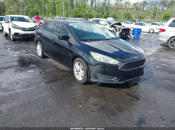 1FADP3F27JL204033 2018 FORD FOCUS Черный Передняя правая четверть