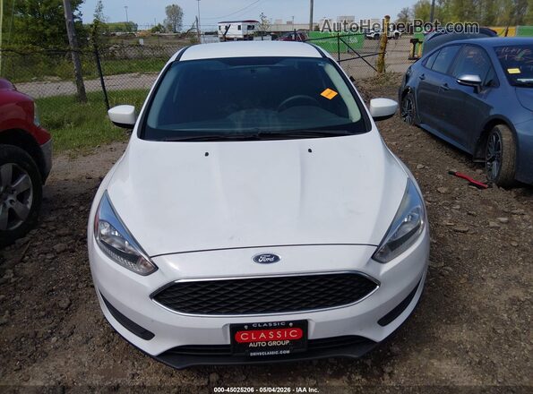 1FADP3F27JL246007 2018 FORD FOCUS Белый Вид щитка приборов