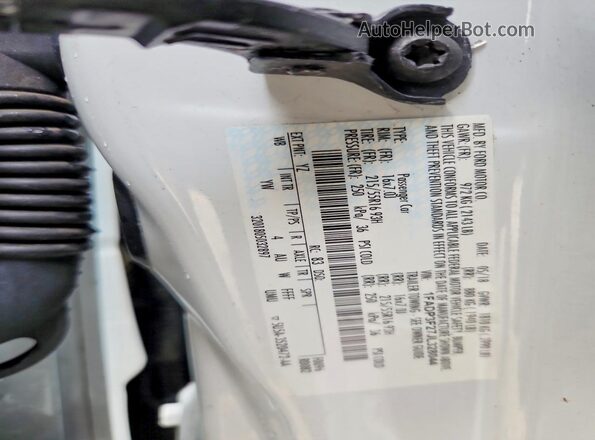 1FADP3F27JL328044 2018 FORD FOCUS Белый Вид подкапотного пространства