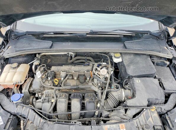 1FADP3F28HL316589 2017 FORD FOCUS Черный Вид задней части салона