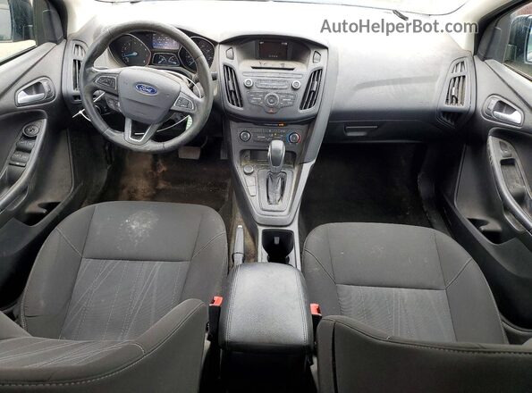 1FADP3F28HL316589 2017 FORD FOCUS Черный Вид панели приборов