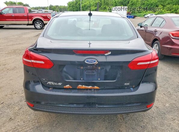 1FADP3F28HL316589 2017 FORD FOCUS Черный Вид сзади