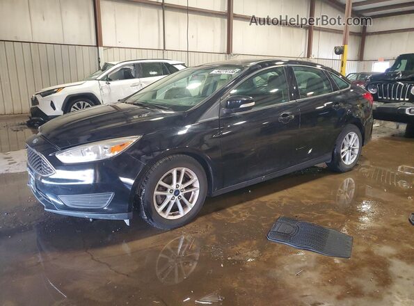 1FADP3F28HL321789 2017 FORD FOCUS Black Przód lewy