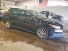 2017 Ford Focus Se Black vin: 1FADP3F28HL321789