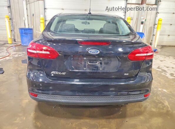 1FADP3F28HL321789 2017 FORD FOCUS Black Widok z tyłu