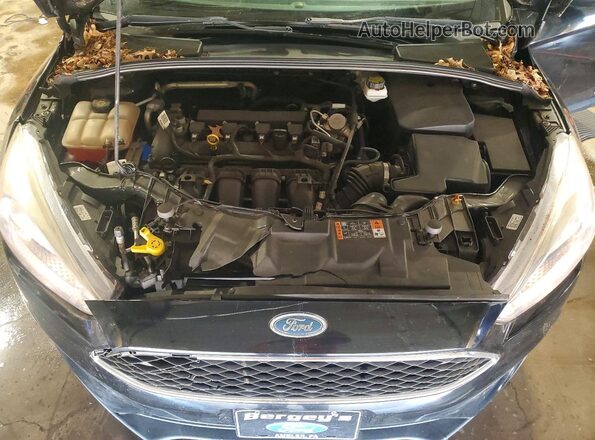 1FADP3F28HL321789 2017 FORD FOCUS Black Widok wnętrza z tyłu