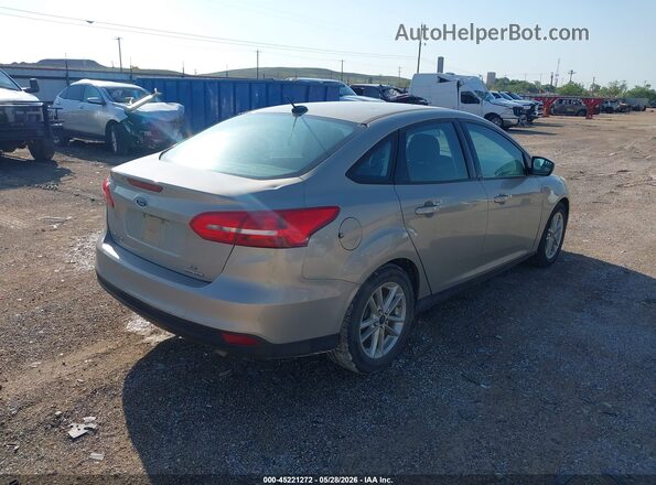 1FADP3F29GL224731 2016 FORD FOCUS Золотой Задняя правая четверть