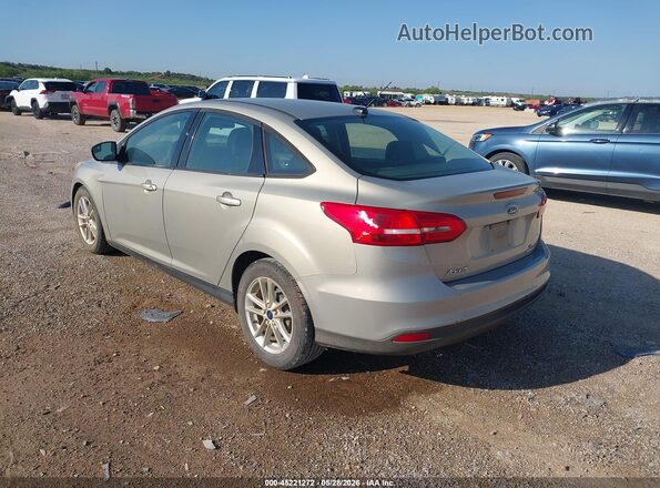 1FADP3F29GL224731 2016 FORD FOCUS Золотой Задняя левая четверть