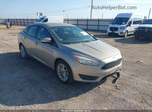 1FADP3F29GL224731 2016 FORD FOCUS Золотой Передняя правая четверть