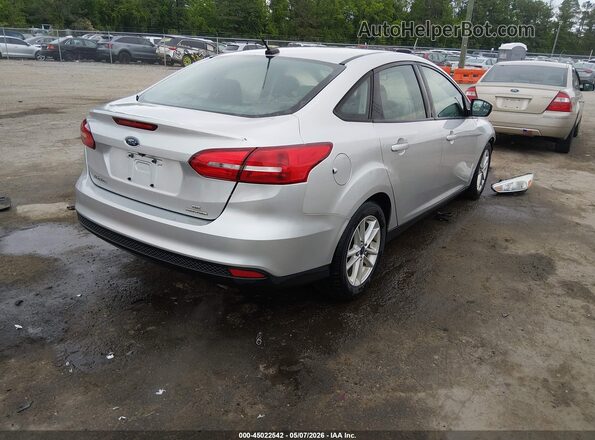 1FADP3F29GL267191 2016 FORD FOCUS Серебряный Задняя правая четверть
