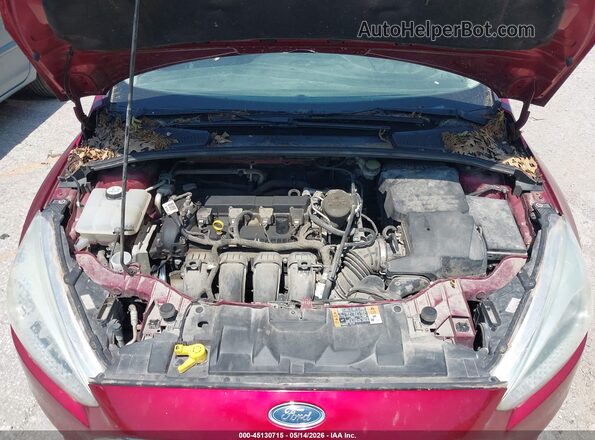 1FADP3F29GL281902 2016 FORD FOCUS Red Vista trasera