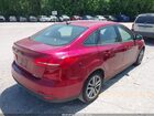 2016 Ford Focus Se Red vin: 1FADP3F29GL281902