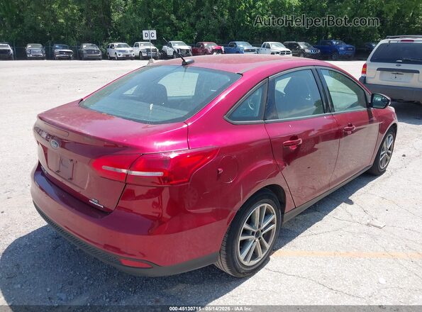1FADP3F29GL281902 2016 FORD FOCUS Red Trasero derecho