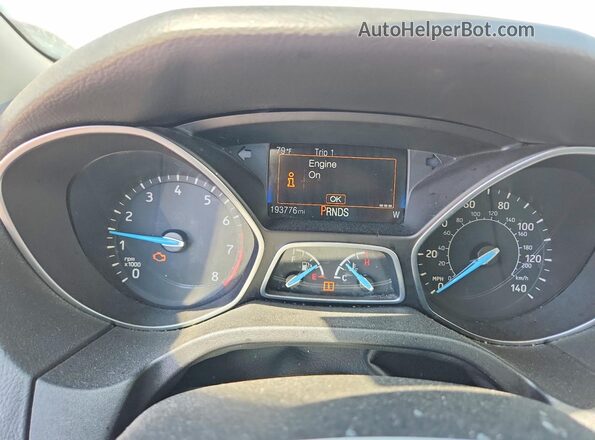 1FADP3F29GL326711 2016 FORD FOCUS Blue Vista del cuadro de instrumentos