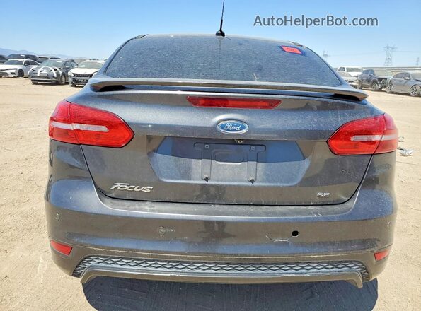 1FADP3F29GL387900 2016 FORD FOCUS Угольный Вид сзади