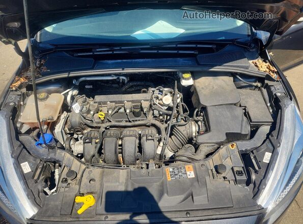 1FADP3F29HL326371 2017 FORD FOCUS Серый Вид задней части салона