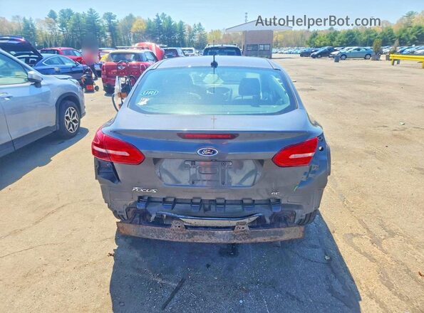 1FADP3F29HL326371 2017 FORD FOCUS Серый Вид сзади