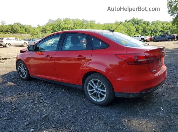 1FADP3F29HL330579 2017 FORD FOCUS Red Задня ліва чверть