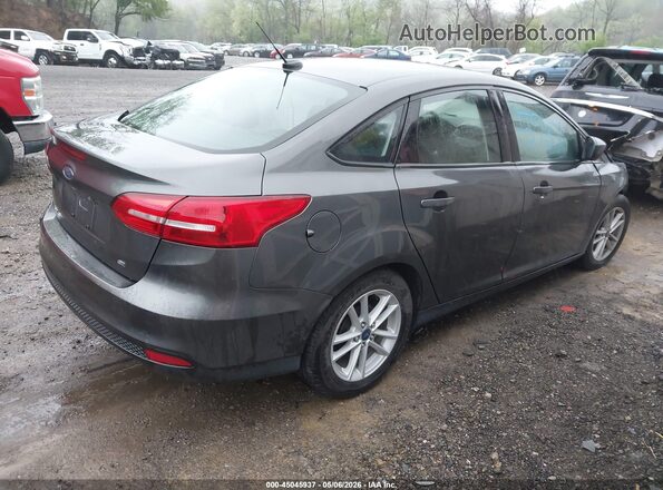 1FADP3F29JL292101 2018 FORD FOCUS Серый Задняя правая четверть