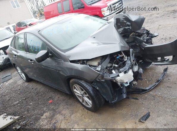1FADP3F29JL292101 2018 FORD FOCUS Серый Передняя правая четверть