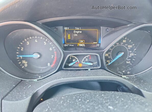 1FADP3F2XGL240470 2016 FORD FOCUS Red Widok zestawu wskaźników