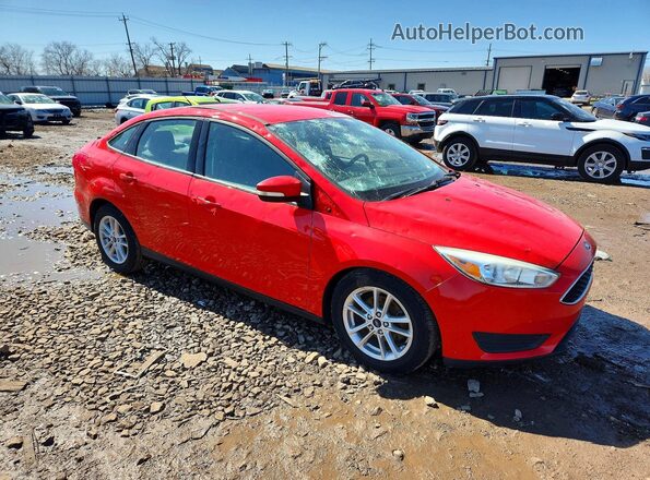 1FADP3F2XGL240470 2016 FORD FOCUS Red Przód prawy