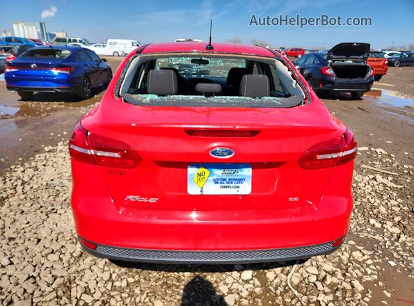 1FADP3F2XGL240470 2016 FORD FOCUS Red Widok z tyłu