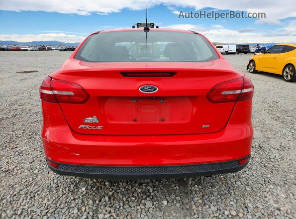 1FADP3F2XGL285926 2016 FORD FOCUS Red Widok z tyłu