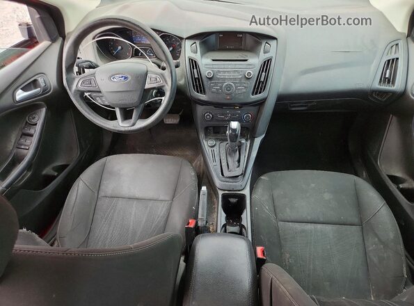 1FADP3F2XGL285926 2016 FORD FOCUS Red Widok deski rozdzielczej