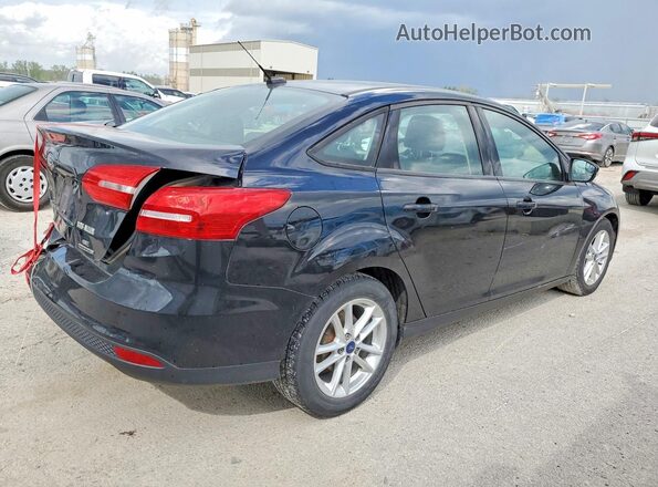 1FADP3F2XGL379417 2016 FORD FOCUS Черный Задняя правая четверть