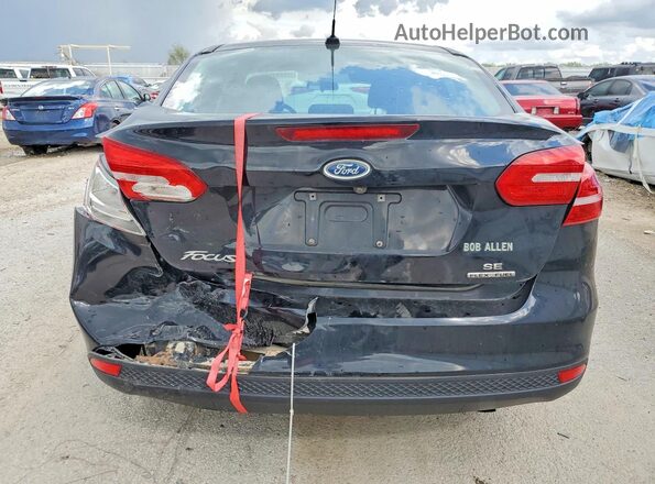 1FADP3F2XGL379417 2016 FORD FOCUS Черный Вид сзади