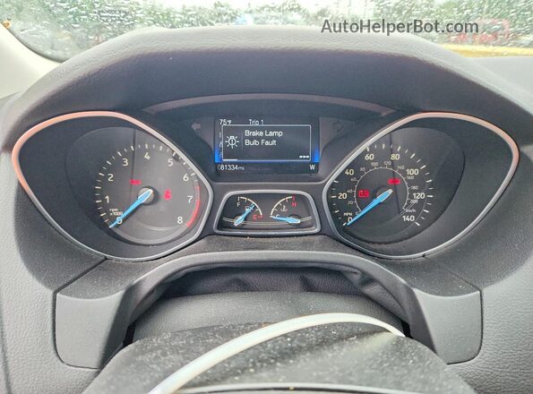 1FADP3F2XGL389431 2016 FORD FOCUS Серебряный Вид щитка приборов