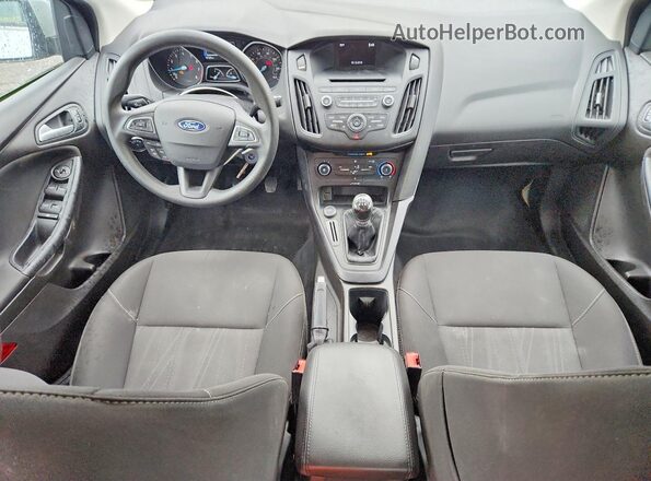 1FADP3F2XGL389431 2016 FORD FOCUS Серебряный Вид панели приборов