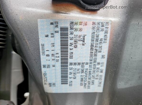 1FADP3F2XGL389431 2016 FORD FOCUS Серебряный Вид подкапотного пространства