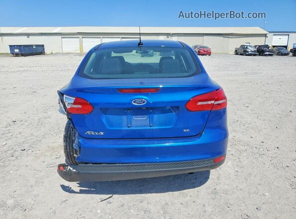 1FADP3F2XJL318821 2018 FORD FOCUS Синий Вид сзади
