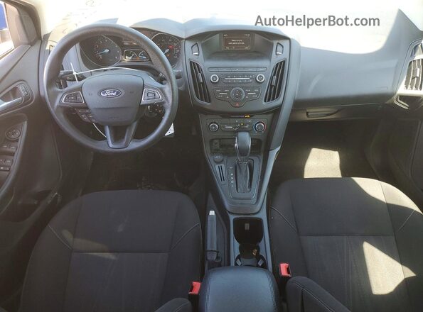 1FADP3F2XJL318821 2018 FORD FOCUS Синий Вид панели приборов