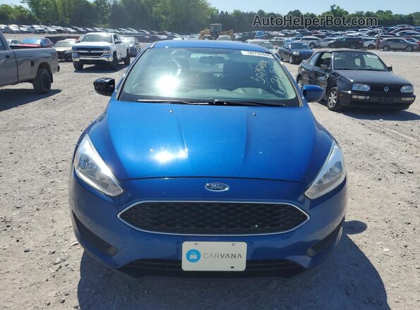 1FADP3F2XJL318821 2018 FORD FOCUS Синий Вид спереди