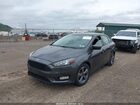 2018 Ford Focus Se Gray vin: 1FADP3FE0JL249583
