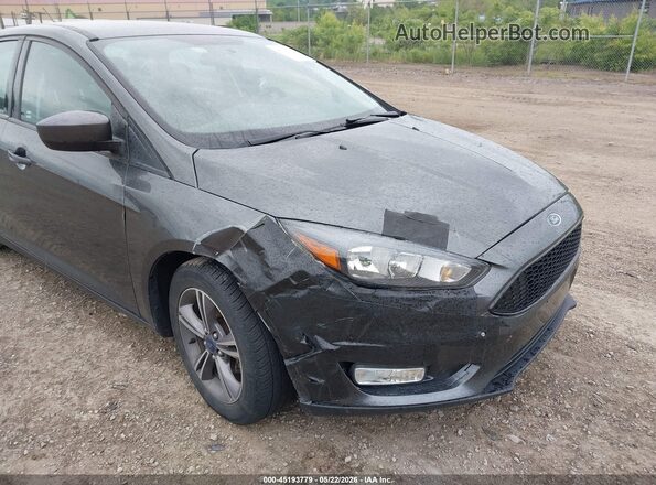 1FADP3FE0JL249583 2018 FORD FOCUS Gray Widok z przodu