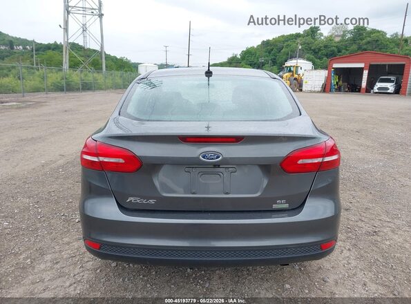 1FADP3FE0JL249583 2018 FORD FOCUS Gray Widok wnętrza z tyłu