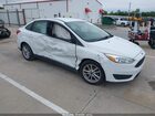 2018 Ford Focus Se White vin: 1FADP3FE1JL219802