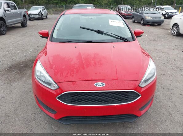 1FADP3FE2HL338307 2017 FORD FOCUS Красный Вид спереди