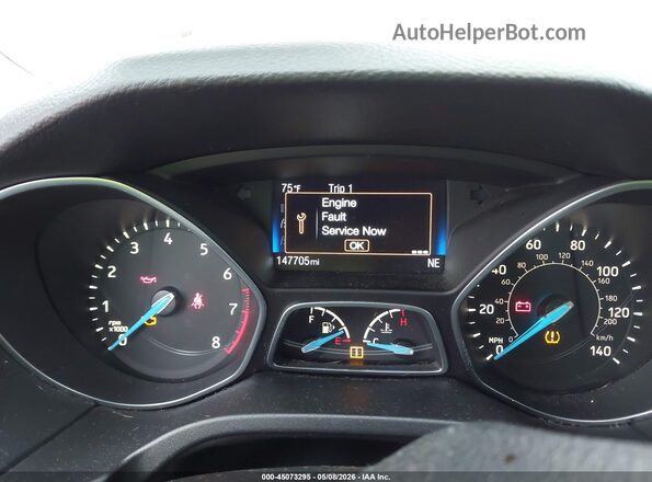 1FADP3FE2HL338307 2017 FORD FOCUS Красный Вид задних сидений