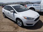 2018 Ford Focus Se White vin: 1FADP3FE2JL278597