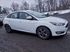 2018 Ford Focus Se White vin: 1FADP3FE3JL201317