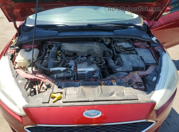 1FADP3FE4GL228132 2016 FORD FOCUS Red Vista interior trasera