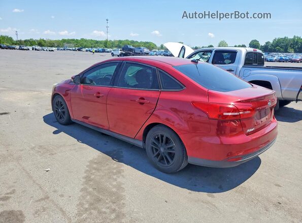 1FADP3FE4GL228132 2016 FORD FOCUS Red Trasero izquierdo