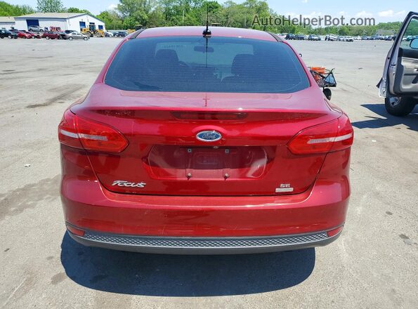 1FADP3FE4GL228132 2016 FORD FOCUS Red Vista trasera